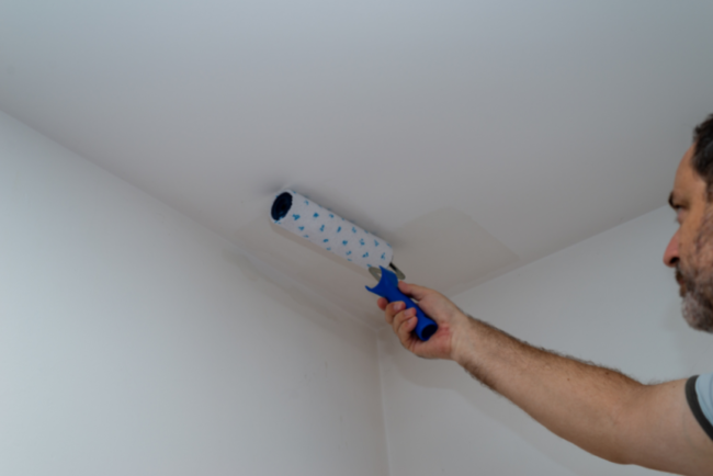 how to paint a bathroom ceiling