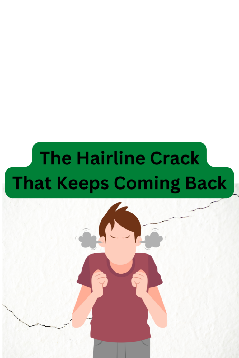 Hairline Crack That Keeps Coming Back – Read This First