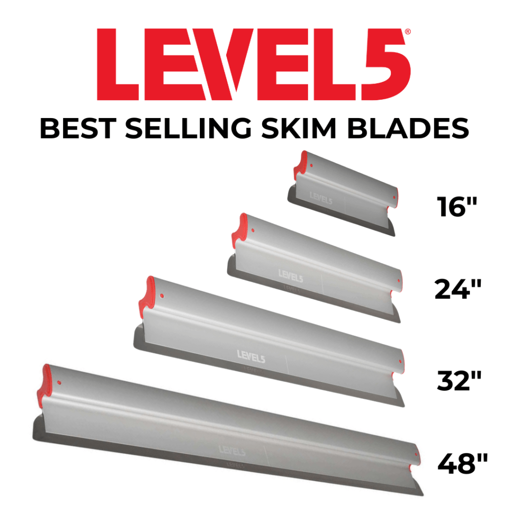 drywall skimming blade guide