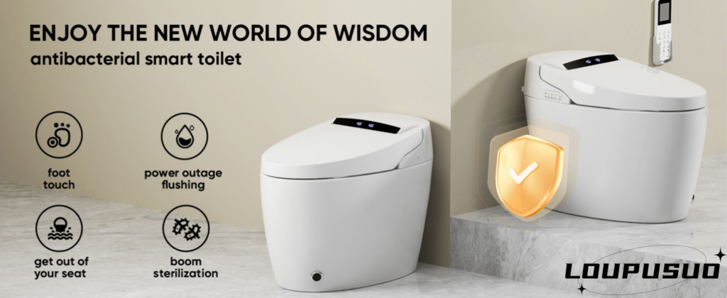 luxury smart toilet bidet dryer heated seat