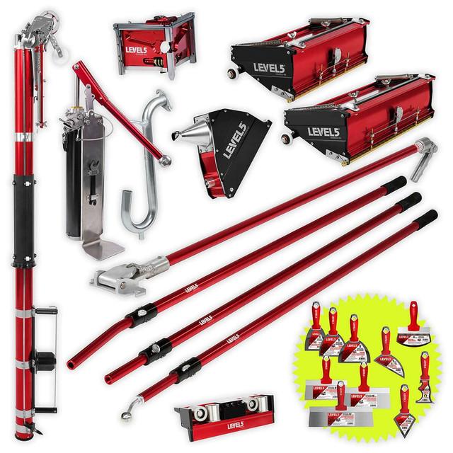 level 5 drywall tools automatic taping set